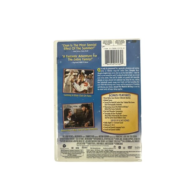 Walt Disneys Around The World In 80 Days DVD Fullscreen Jackie Chan Adventure - Picture 3 of 4